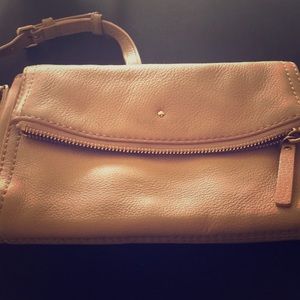 Kate Spade Bone colored barely used mini purse